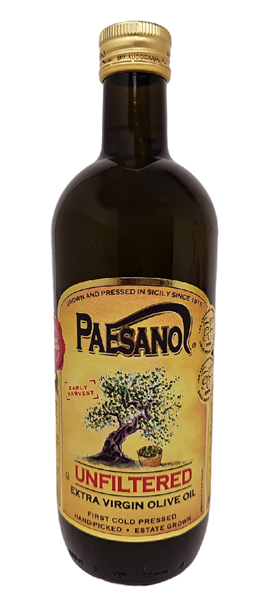 Paesano Unfiltered Extra Virgin Organic Olive Oil