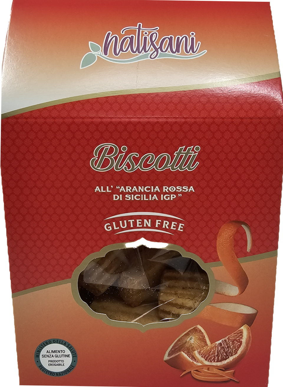 Gluten Free biscuits - Blood Orange