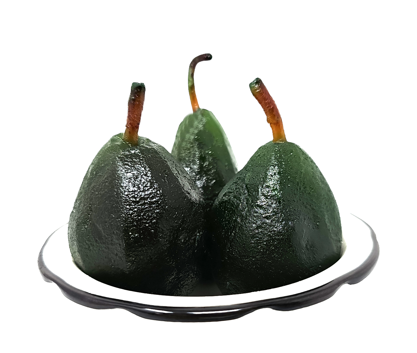 Whole Candied Green Pear- Cake and Pastry Decorating - Imported From Italy 1.5 Pounds