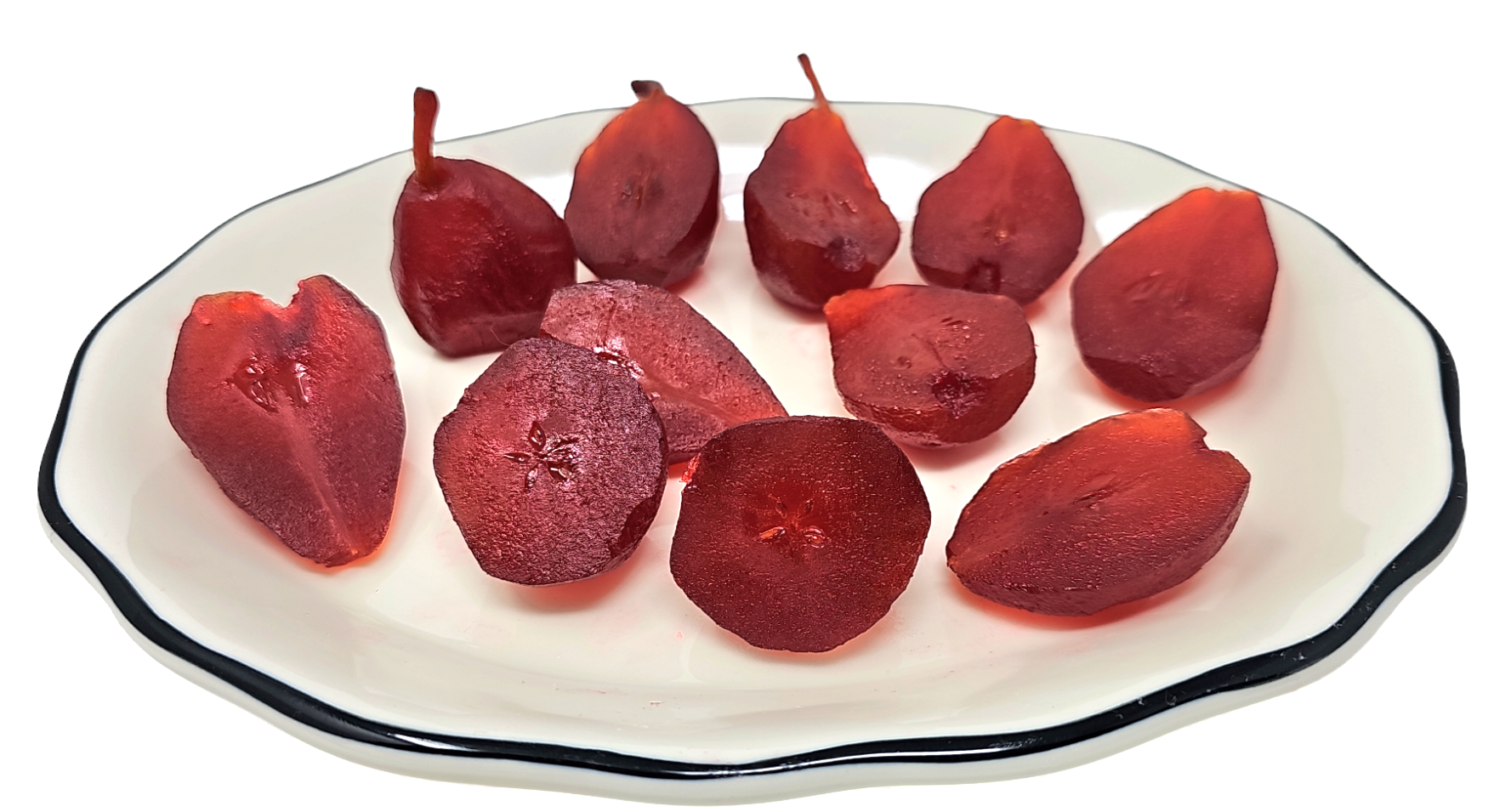 Whole Candied Red Pear- Cake and Pastry Decorating - Imported From Italy 1.5 Pounds (Whole Red Pear)