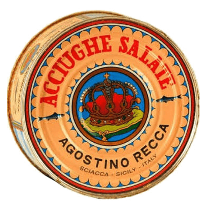 Anchovies - Agostino Recca Salted Anchovies  FREE SHIPPING