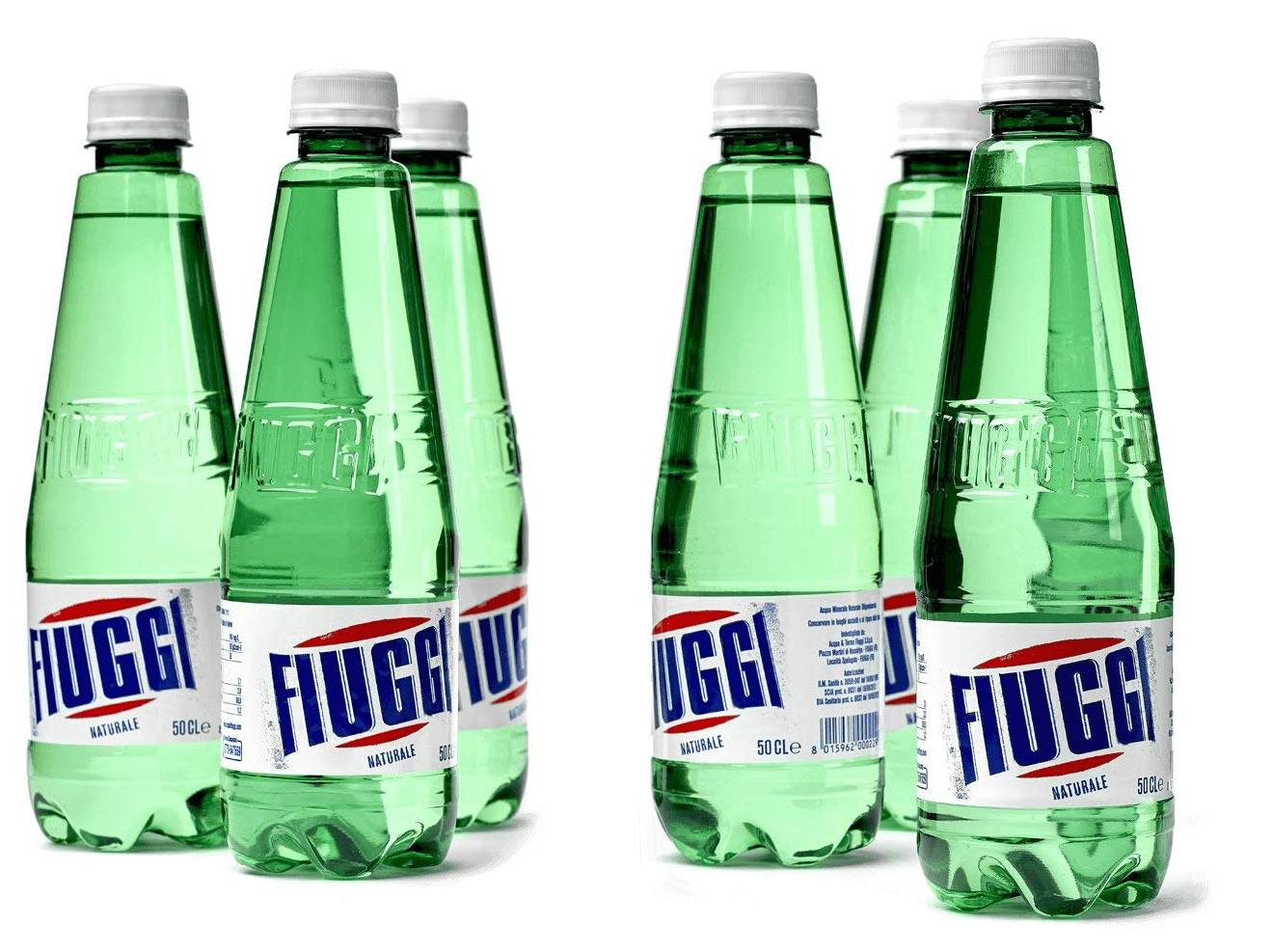 Beverage - Fiuggi Water To Go.16.9 Fluid Ounce Bottles. Convenient Plastic Bottle. 2 - 6 Packs
