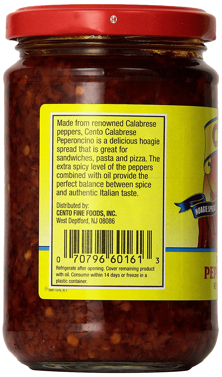 Cento Products - Cento - Extra Hot Calabrese Peperoncino Hoagie Spread 2 Pack - Free Shipping