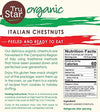 TruStar Organic Italian Chestnuts 6 Pack - Peeled and Ready to Eat. Free Shipping