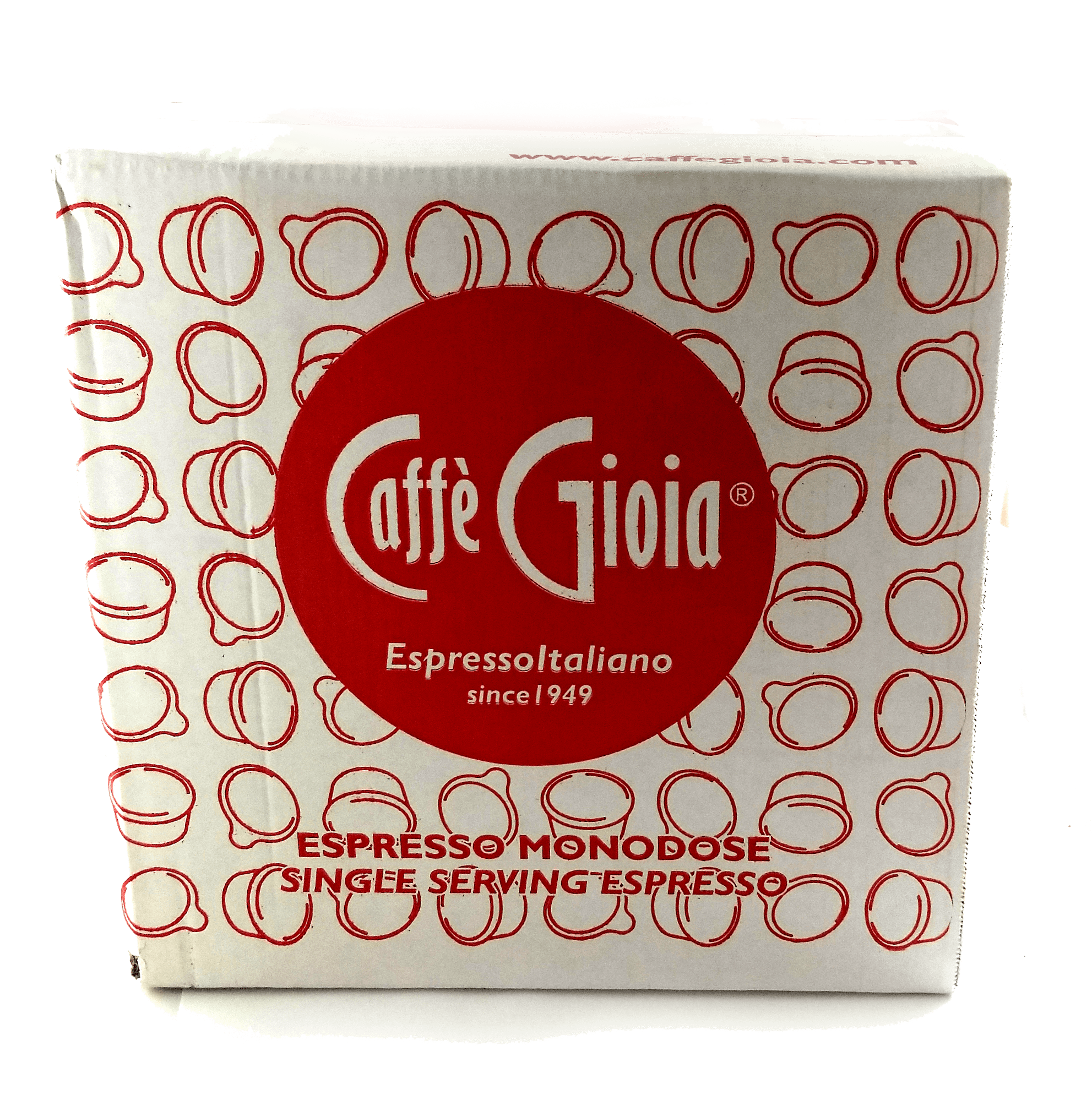 Decaffeinated Caffe Gioia Coffee Italian Import - Box of 50 Decaffeinated ESE Pods - Kosher