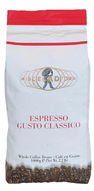 Espresso - Miscela D'Oro Gusto Classico Roasted Beans - 2.2 Lb Bag