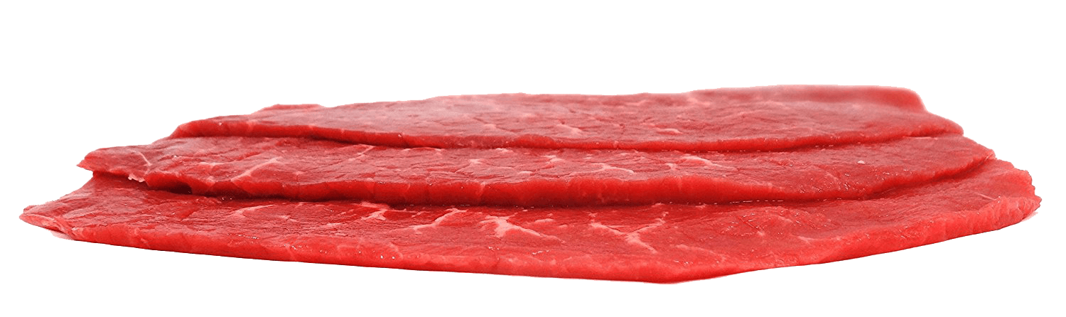Fresh Local Meat Delivery - Black Angus - Top Round - Beef Cutlets (6 Or 12 Cutlets)  Includes Shipping