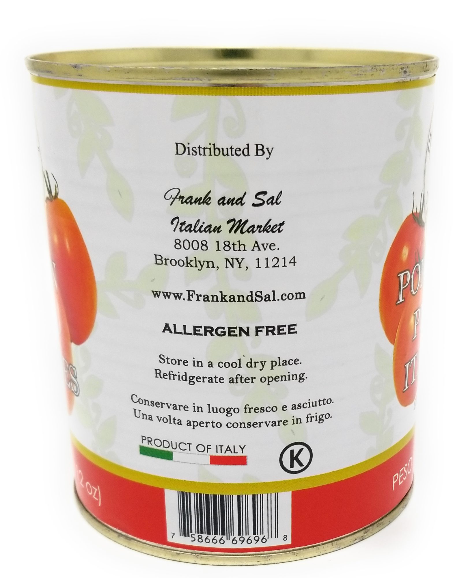Whole peeled Italian Tomatoes