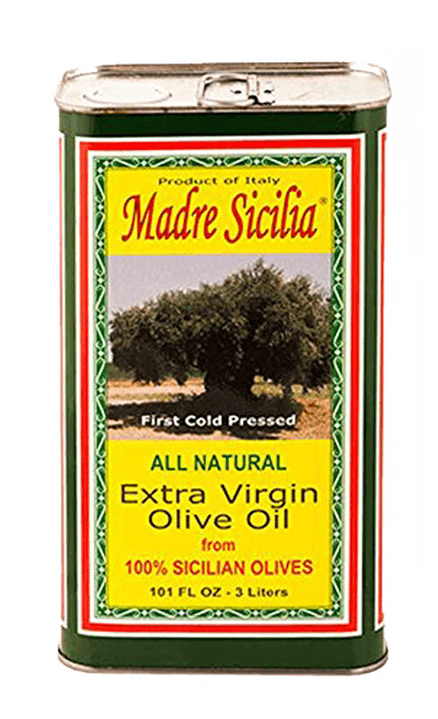 Madre Sicilia  Extra Virgin Olive Oil. 101 fl oz. -  3 Liters. FREE SHIPPING