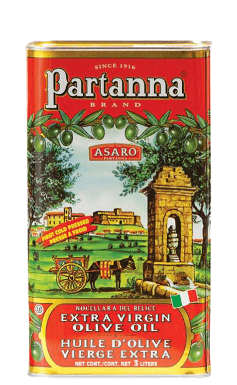 Partanna Extra Virgin Olive Oil, 101-Ounce Tin - Partanna Extra Virgin Olive Oil,  FREE SHIPPING