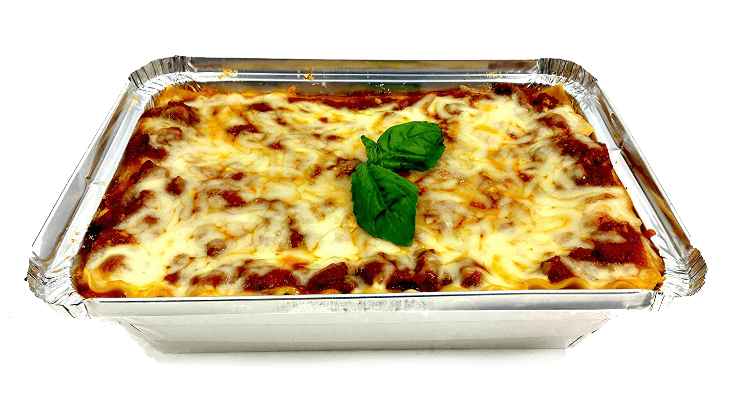 Frank And Sal Home Made Lasagna – Fresh Mozzarella, Ricotta, Ground Angus Beef, Imported Italian Noodles -2 Pounds - Heat And Serve