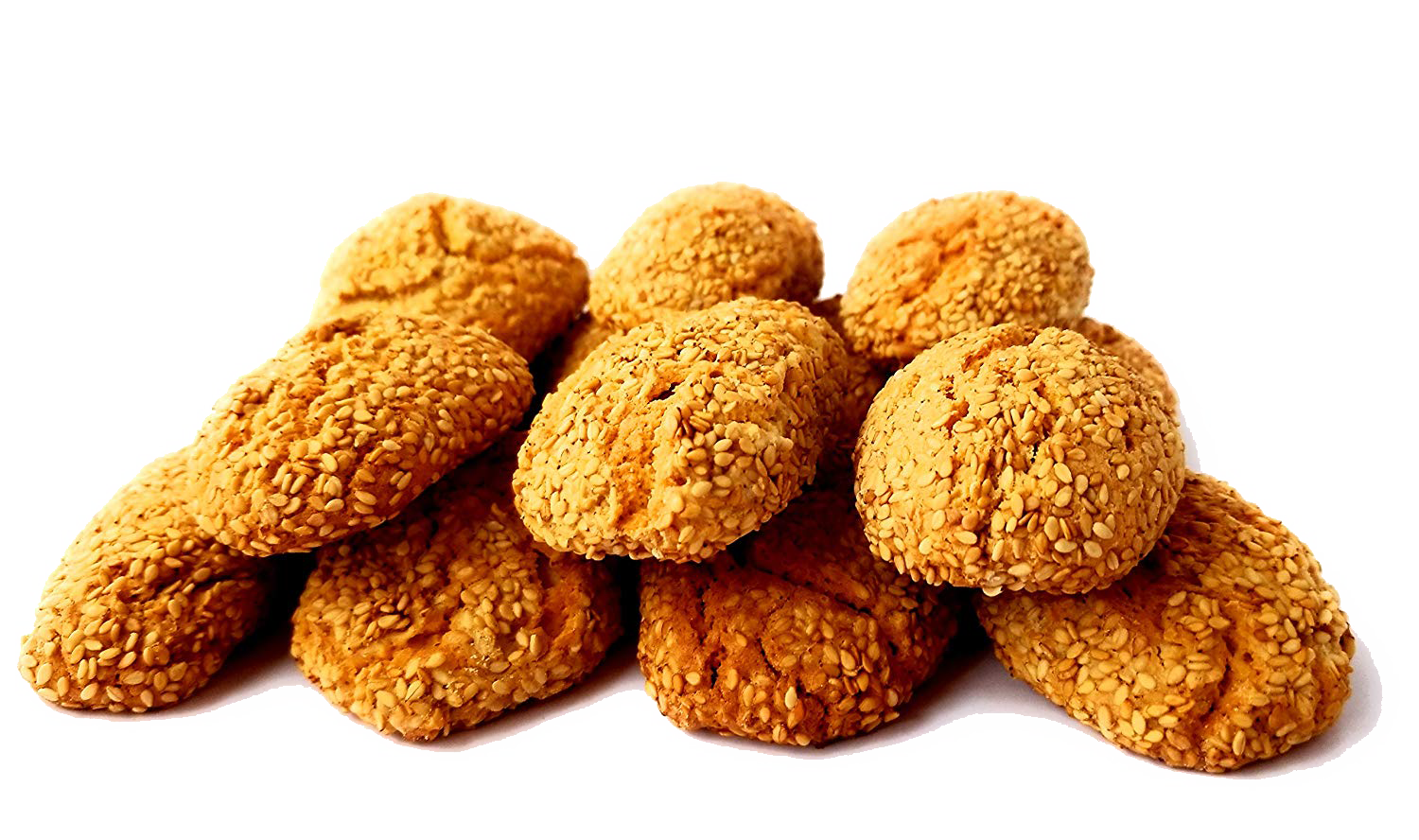 Frank and Sal Bakery: All Natural Italian Sesame Cookies 1 Pound Baked Fresh Daily - Biscotti Di Regina - Frank and Sal 