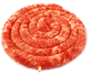 Chevalatta Italian sausage- Made Fresh Daily – 3 Pounds - No Additives. (Pork Sausage ring With Fennel)