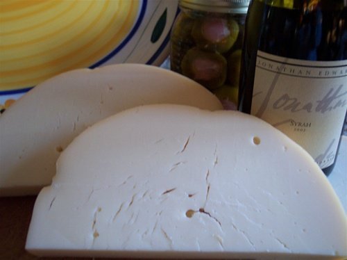 Provolone and Wine