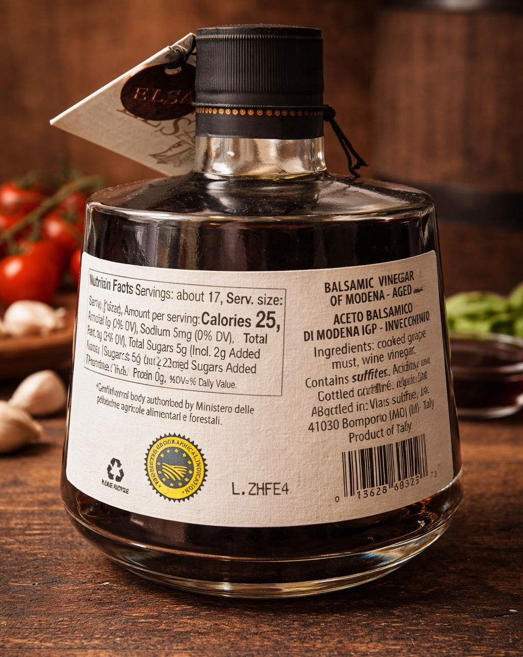 Aged Balsamic Vinegar of Modena - Acetaia Elsa Fondo Dotata 250mL
