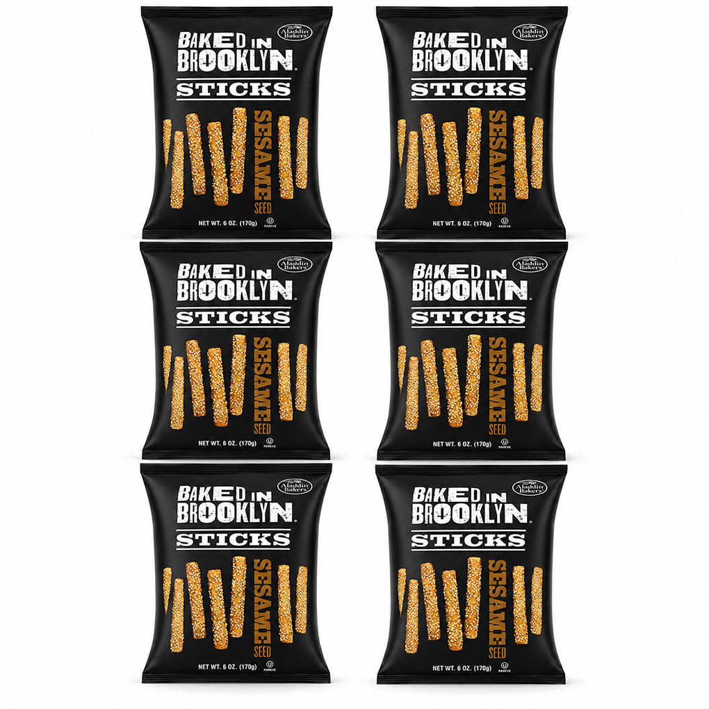 Baked in Brooklyn Sesame Sticks 6 pack