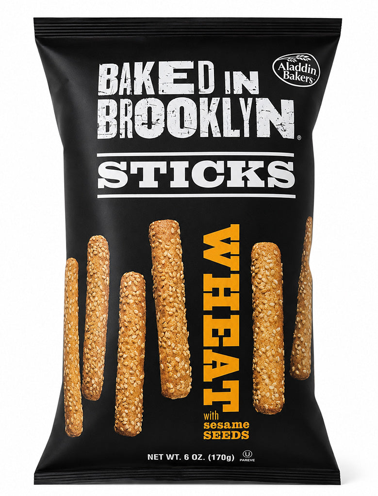 Baked in Brooklyn Wheat With Sesame Bread Sticks