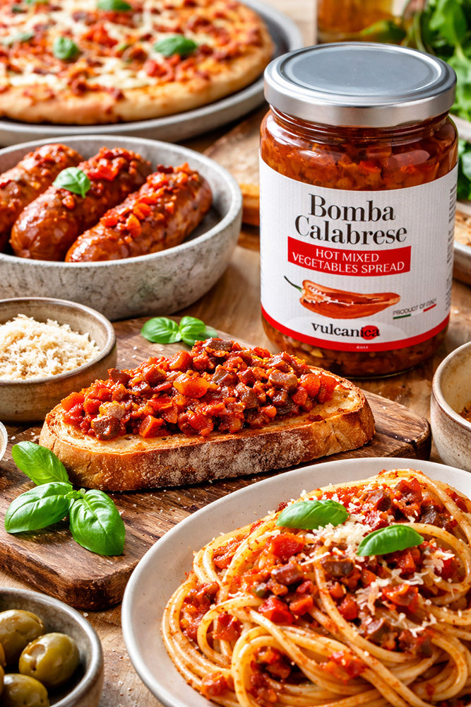 Bomba Calabrese Mixed Vegetable Spread 2-Pack: Unleash the Flavors of Calabria!