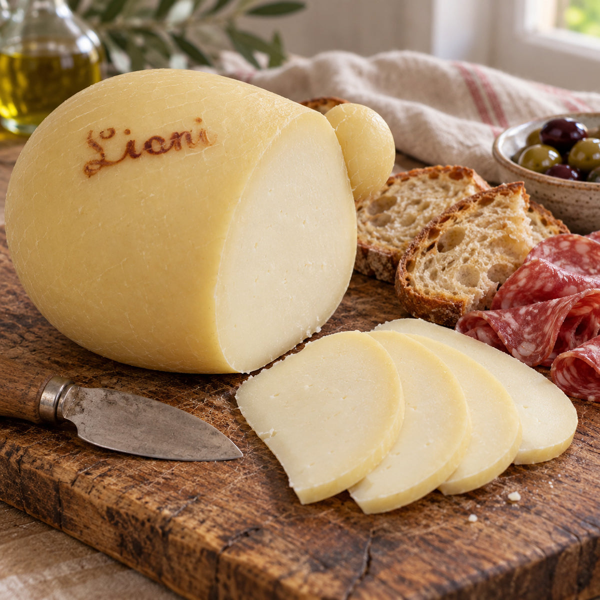 Caciocavallo Cheese by Lioni | Whole Piece, Approx. 3.5 lb