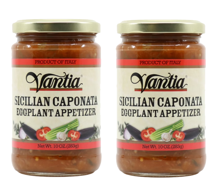 Vantia Sicilian Caponata | Authentic Eggplant Antipasto | Frank and Sal