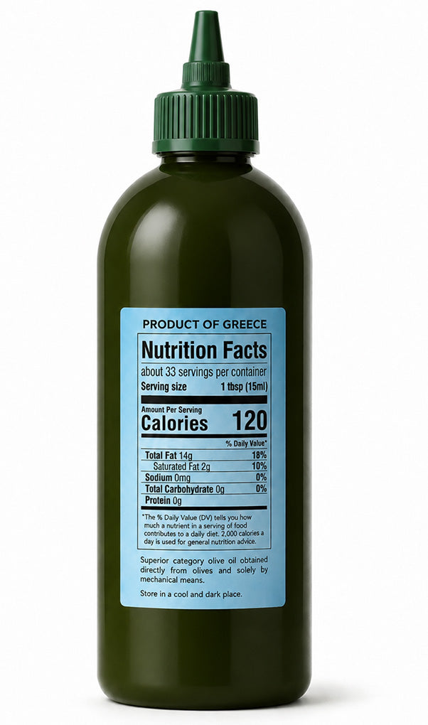 ILIADA The Chef’s Way Greek Extra Virgin Olive Oil 2 Pack - 500 ml Bottles