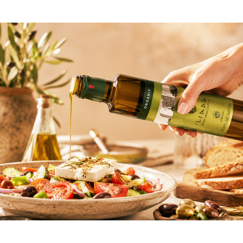 ILIADA Organic EVOO 2 Pack | Greek Koroneiki Olive Oil