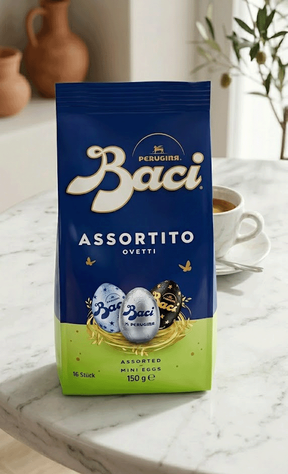 Baci Perugina Assorted Mini Chocolate Eggs 2-Pack | Imported Italian Easter Specialty