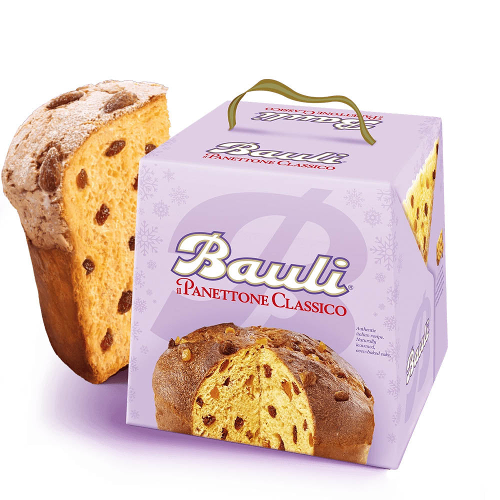 Bauli Il Panettone Di Milano oven baked Italian  Christmas cake packaging 
