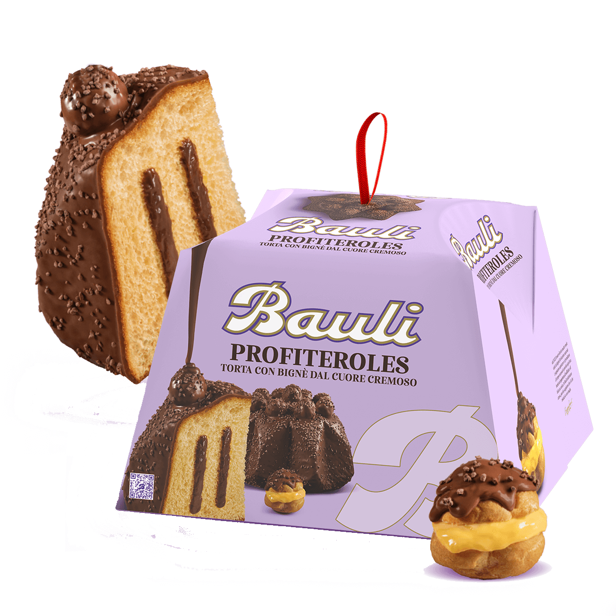Buy Bauli Profiteroles Christmas Cake | Authentic Italian Chocolate Dessert