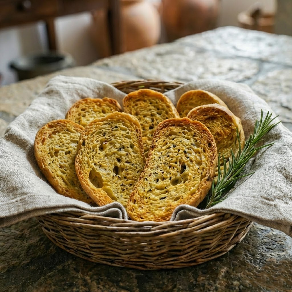 Pepper-Biscuits in a basket 