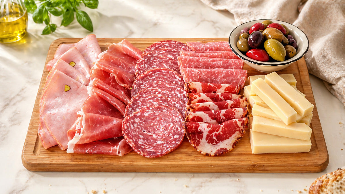 Fresh Antipasto Platter Shipped, Cold Cut Platter 