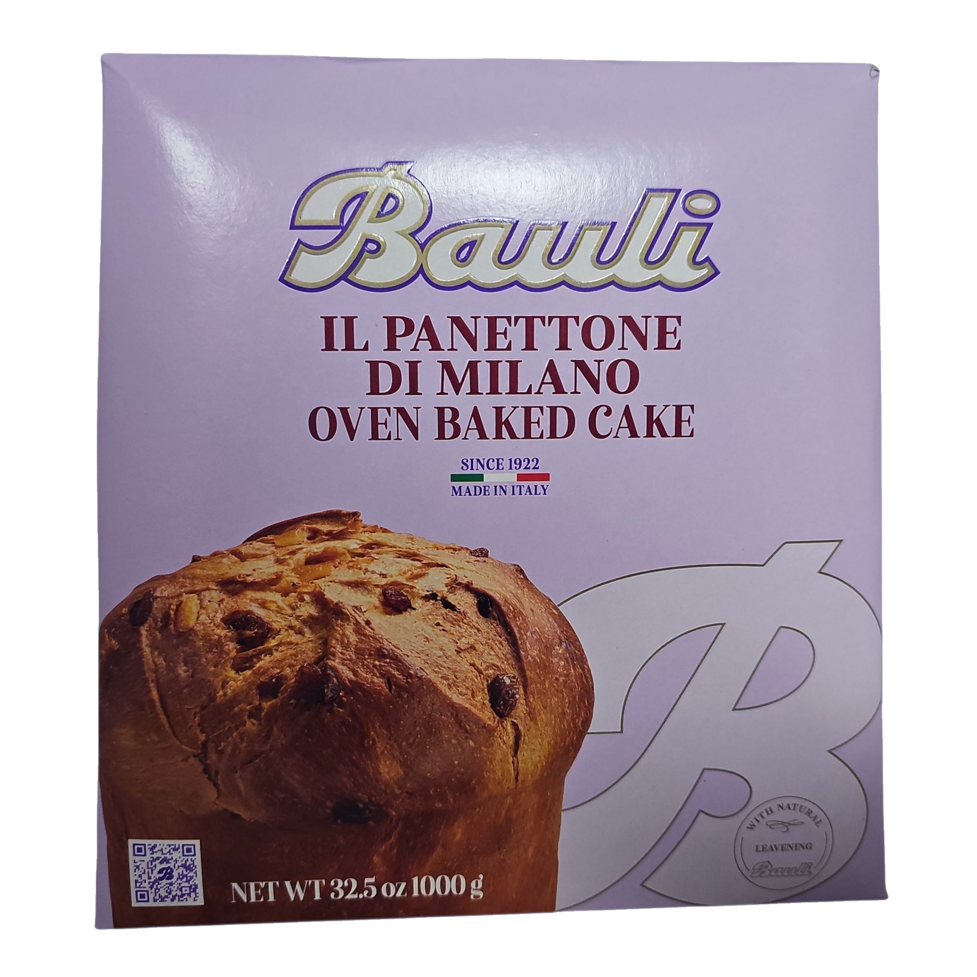 Bauli Il Panettone Di Milano oven baked Italian  Christmas cake packaging 