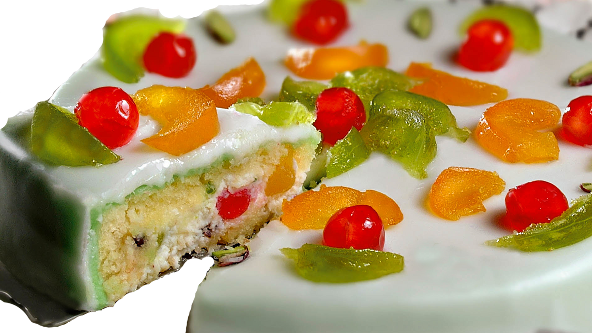 Whole Candied Green Pear - Candied Fruit for Fruit Cake and Pastry Decorating - Imported From Italy