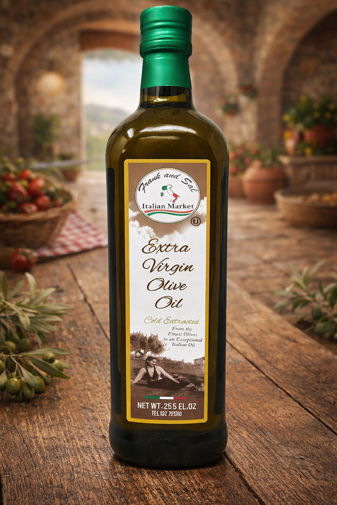 Italian Extra Virgin Olive Oil (Kosher) | Cold-Extracted | Frank and Sal
