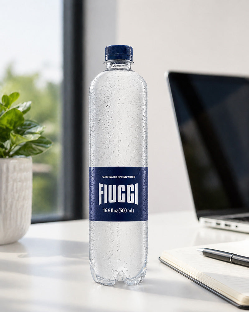 Beverage - Sparkling Fiuggi Water To Go.16.9 Fluid Ounce Bottles. Convenient Plastic Bottle.  2 - 6 Packs 