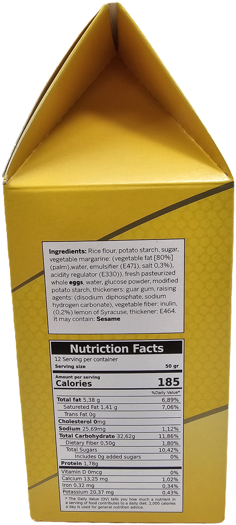 Gluten Free Lemon Biscuits Imported From Italy 2 - 200 gram Packs