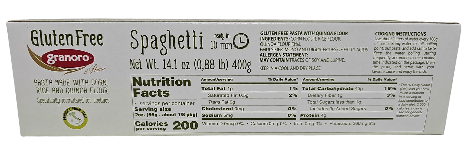 Granoro Gluten-Free Spaghetti 2-Pack