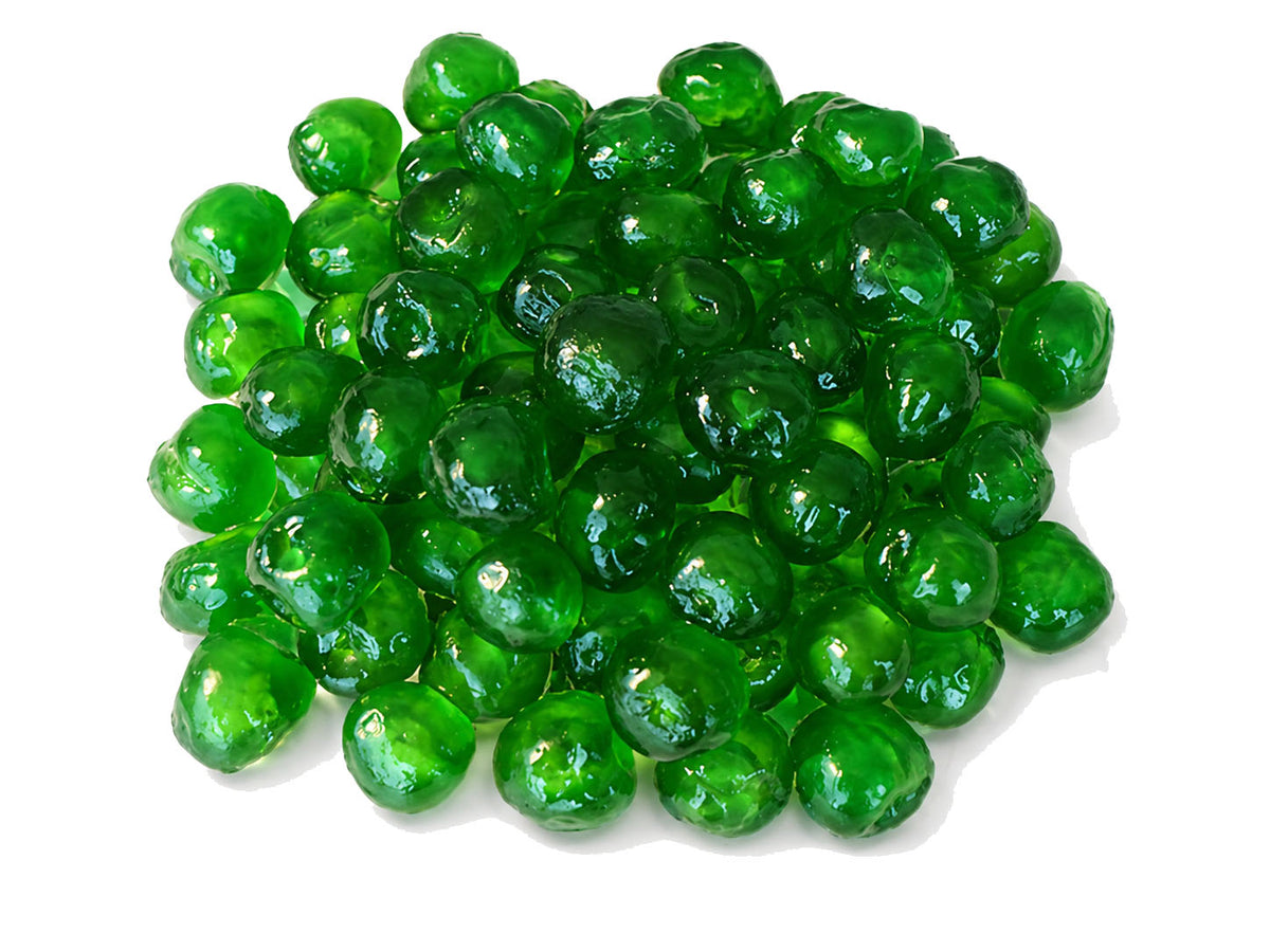 Candied  Green Cherries Imported From Sicily 1 Pound 
