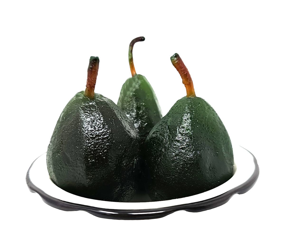 Whole Candied Green Pear - Candied Fruit for Fruit Cake and Pastry Decorating - Imported From Italy
