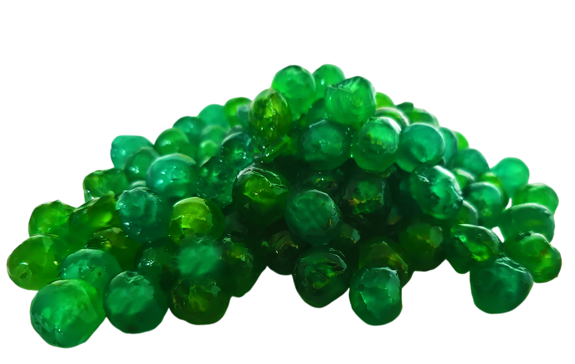 Candied (Glazed) Green Cherries Imported From Sicily 2 Pounds