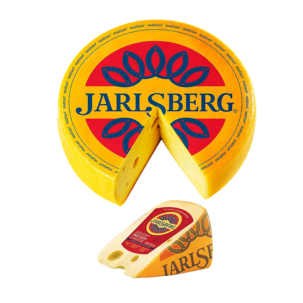 Jarlsberg Cheese – 1 lb Piece | Mild, Nutty Norwegian Cheese