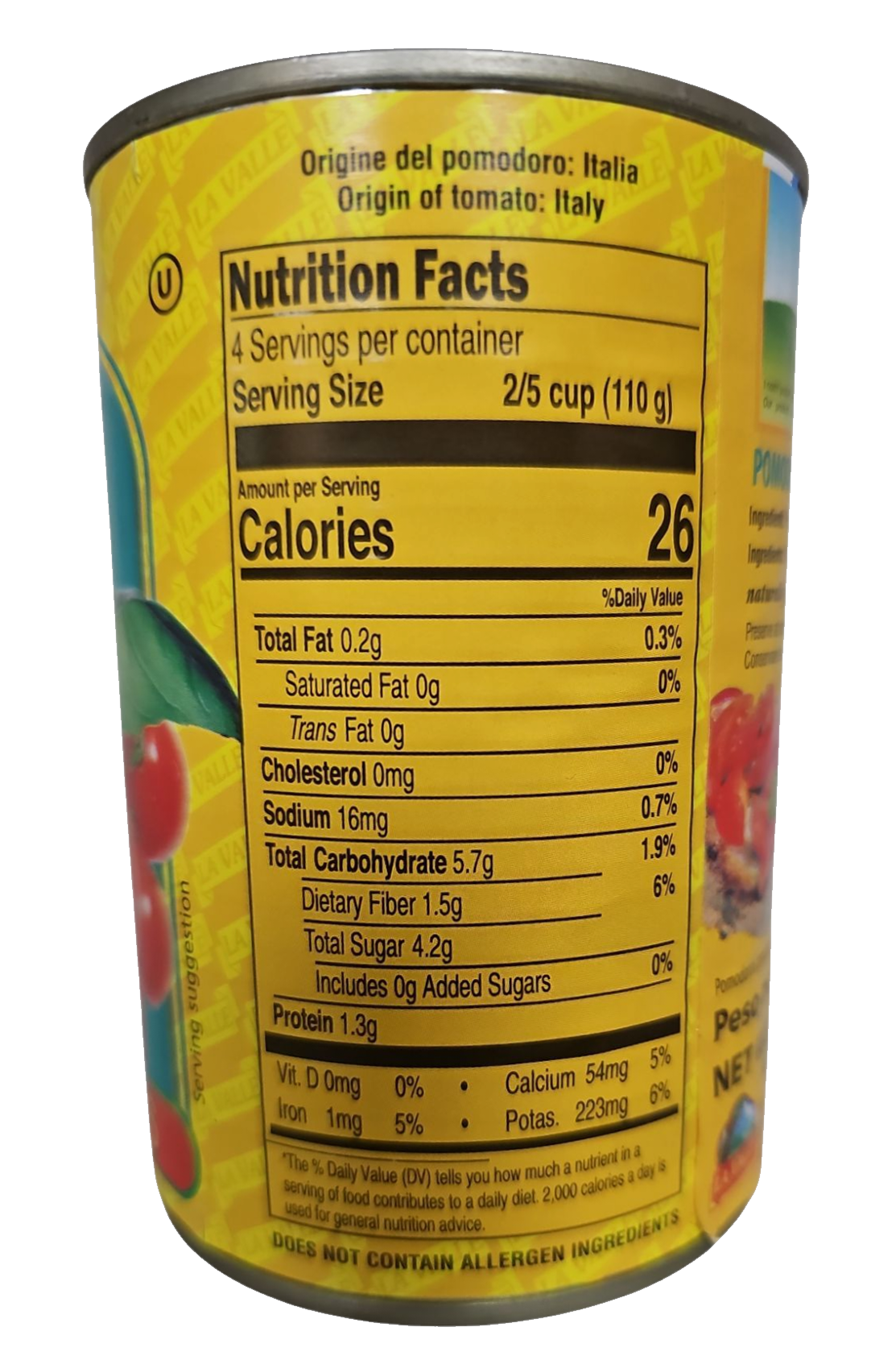 La Valle Italian Tomatoes – 14 oz (3-Pack)  BPA-Free | Non-GMO