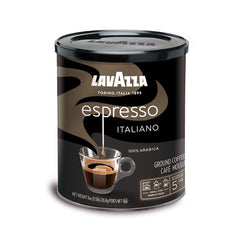 Lavazza Caffe Espresso Ground Coffee, 8-Ounce Cans (Pack of 3) Pack 3