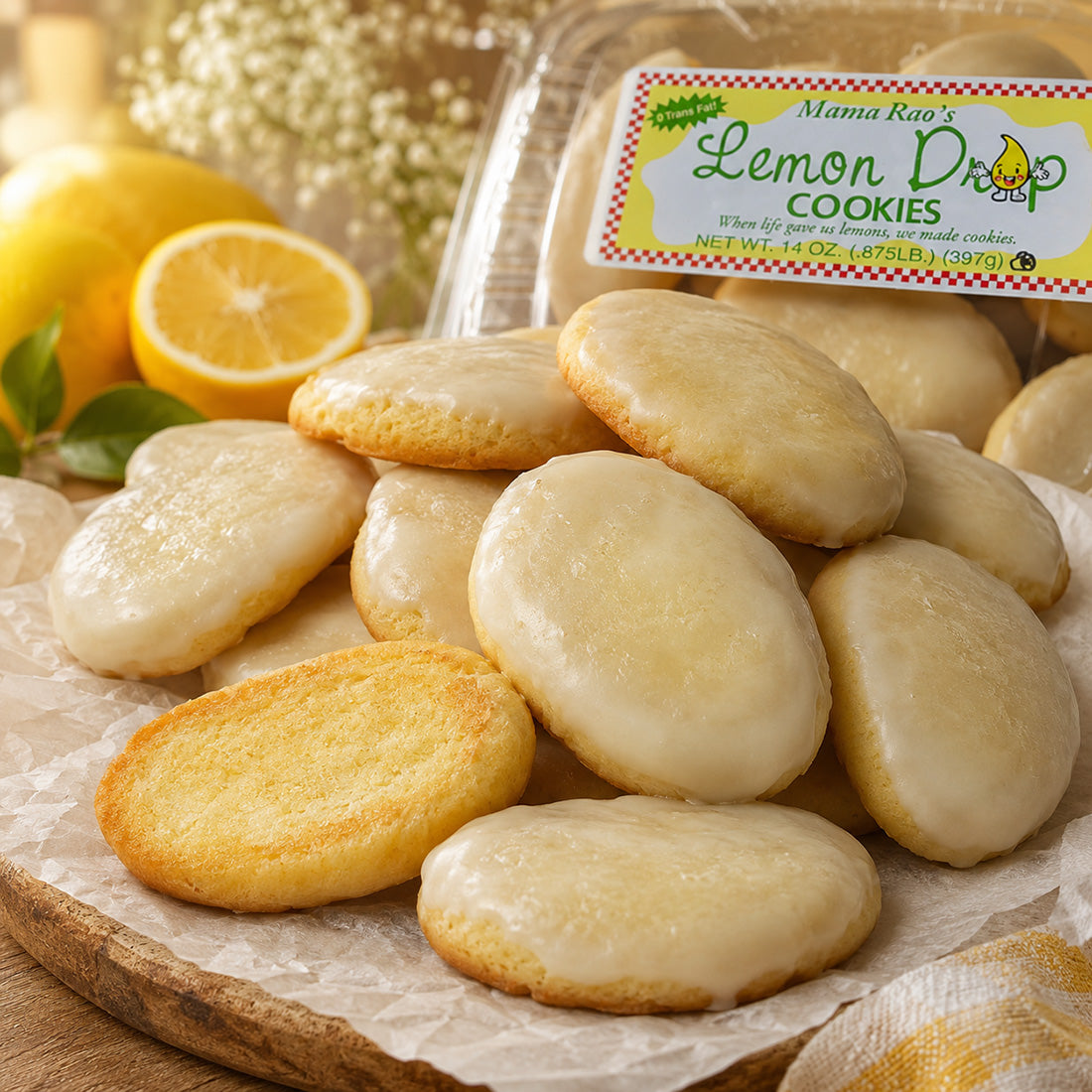 Italian Lemon Drop Cookies 