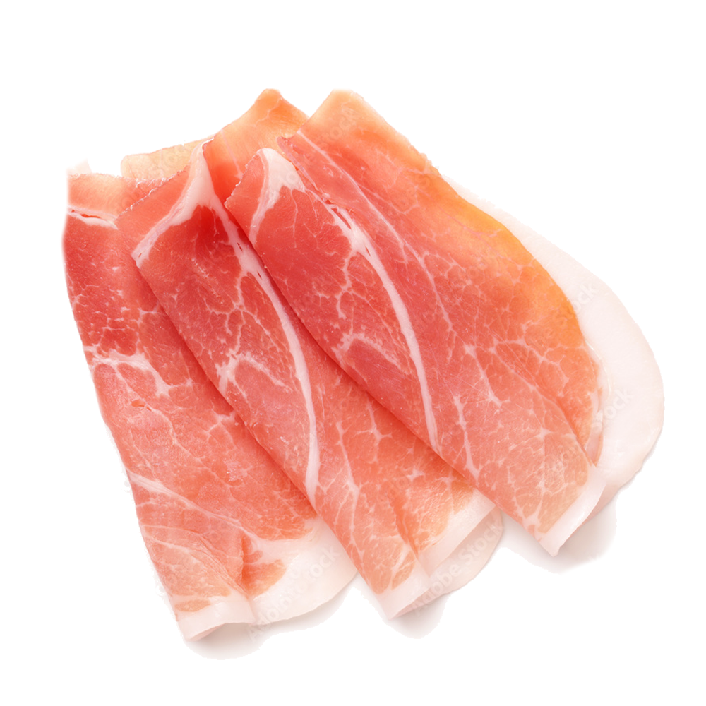 Prosciutto di parma slices 