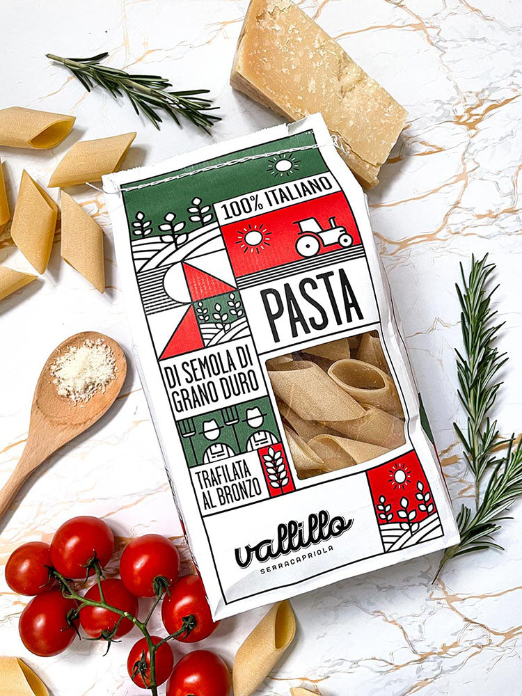 Vallillo Pennoni Lisci 2-Pack - Single Estate Bronze Die Pasta