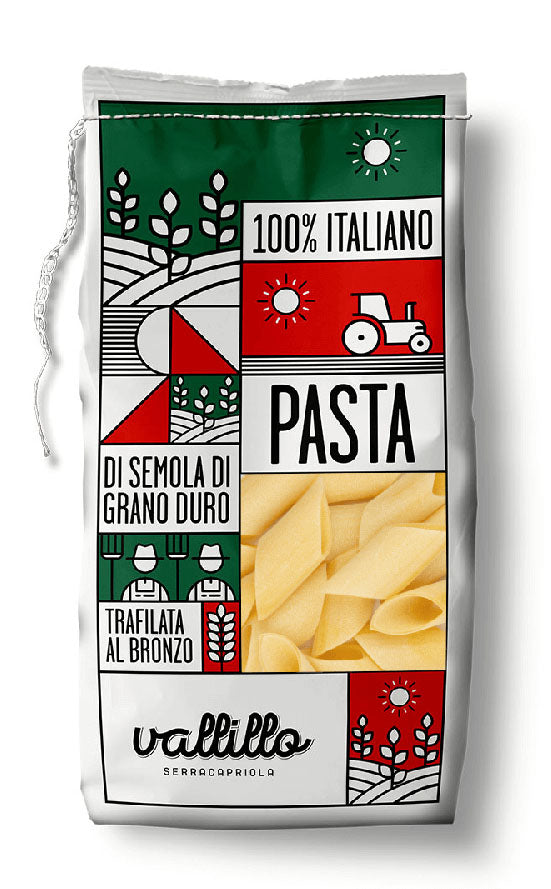 Vallillo Pennoni Lisci 2-Pack - Single Estate Bronze Die Pasta