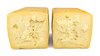 Two blocks of Ragusano cheese