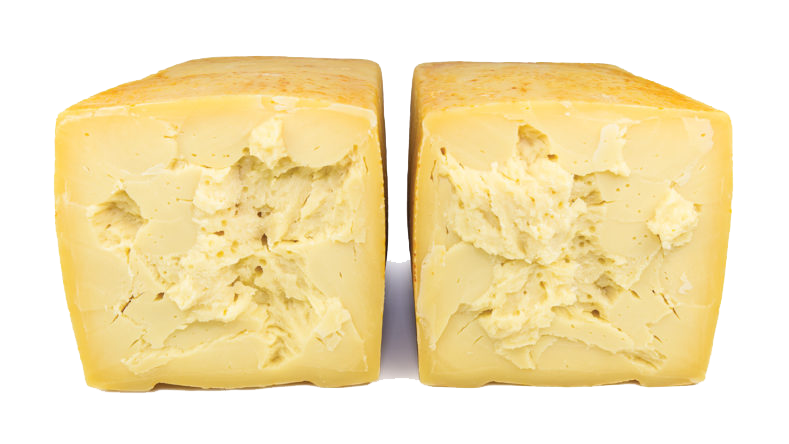 Two blocks of Ragusano cheese 