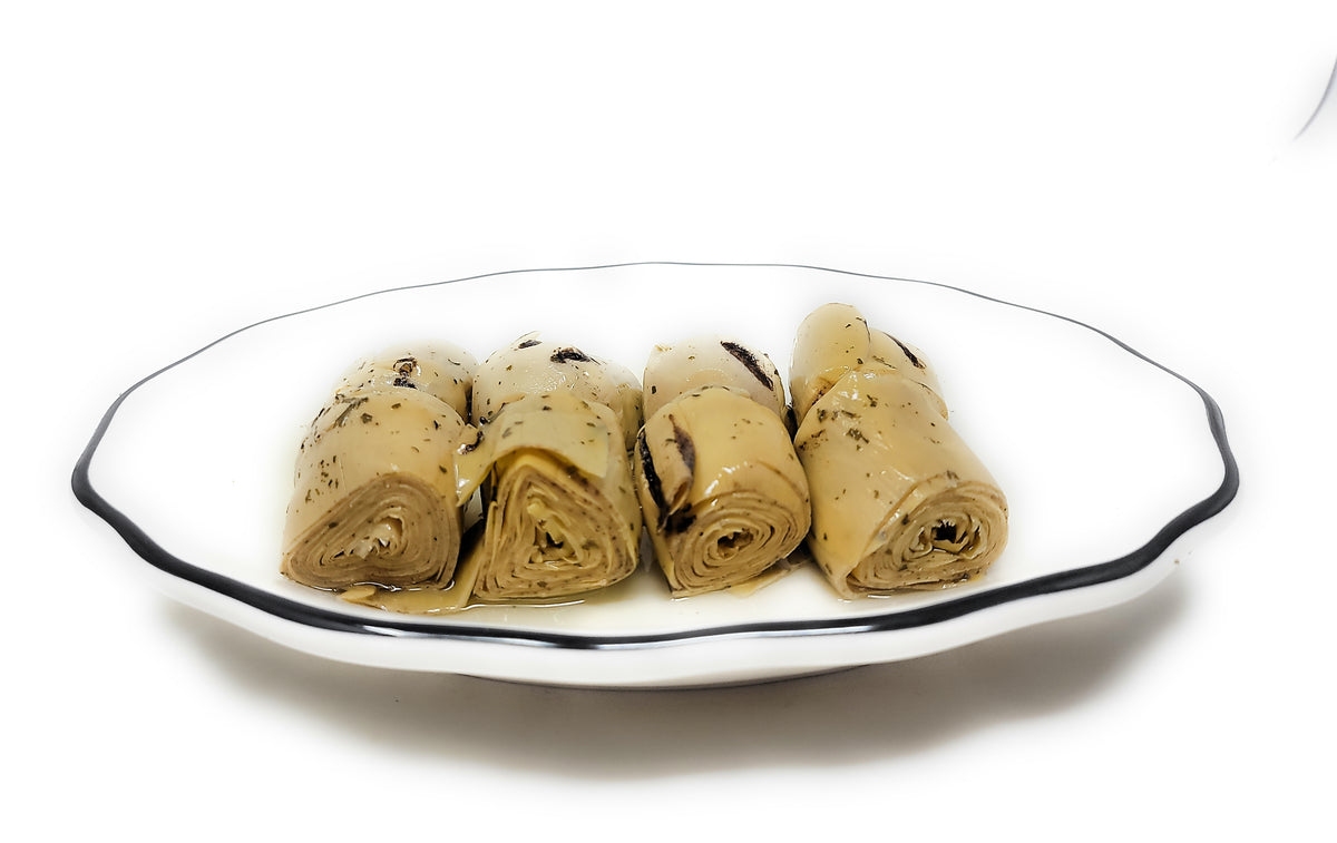 Frank and Sal Grilled Artichoke Hearts - 2 Jars 19.4 ounce Each. Imported From Italy